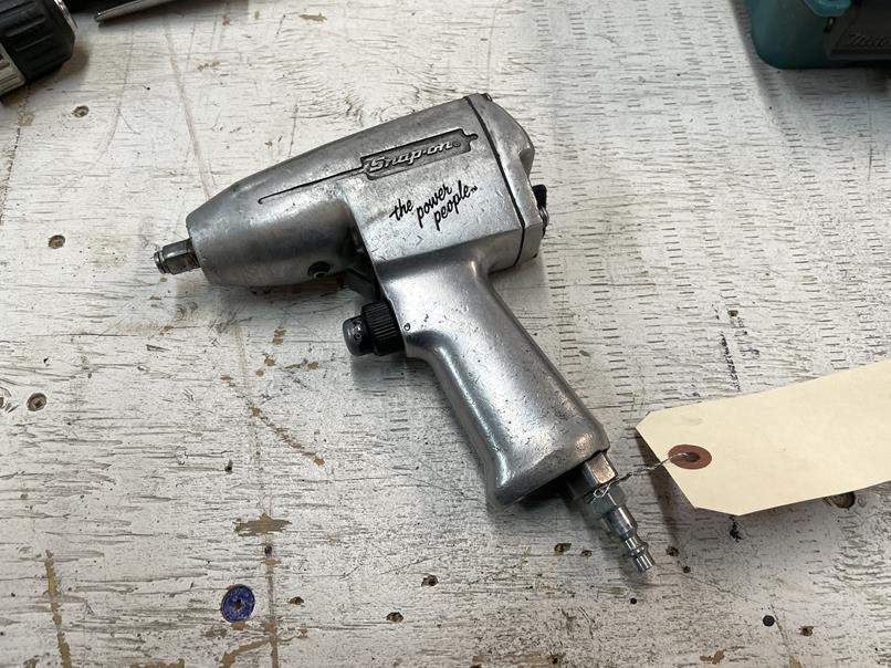 SnapOn Air Drill, SnapOn 3/8" Air Impact and Blue Point 3/8" Air Ratchet